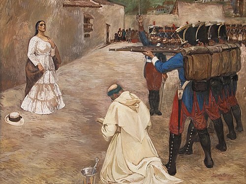Fusilamiento de la heroína María Parado de Bellido, 1929, 