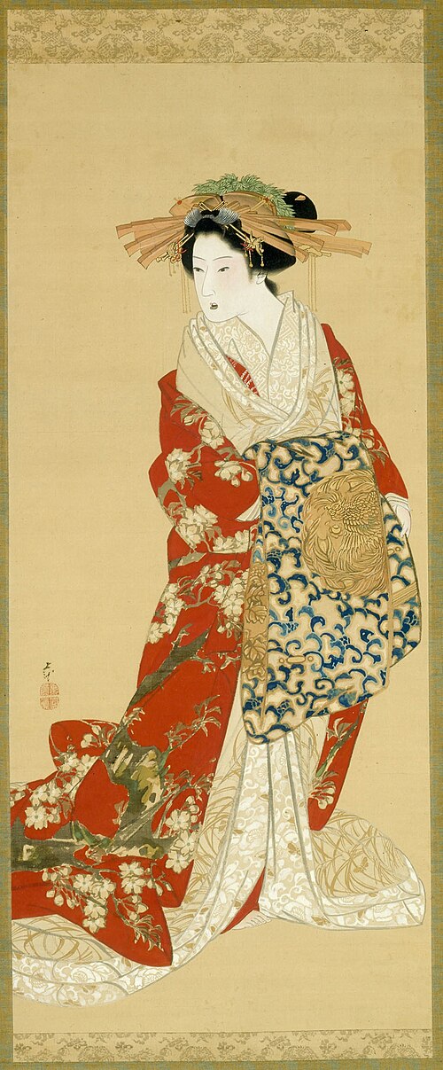 High Ranking Courtesan, 1836, Mihata Jôryû