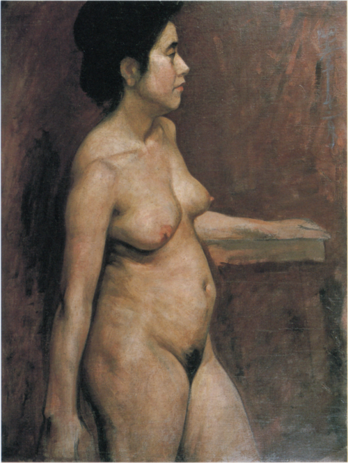 Study for Female Nude, 1908, Tsune Nakamura