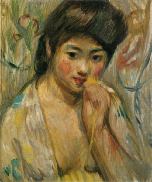A Girl, 1914, Tsune Nakamura
