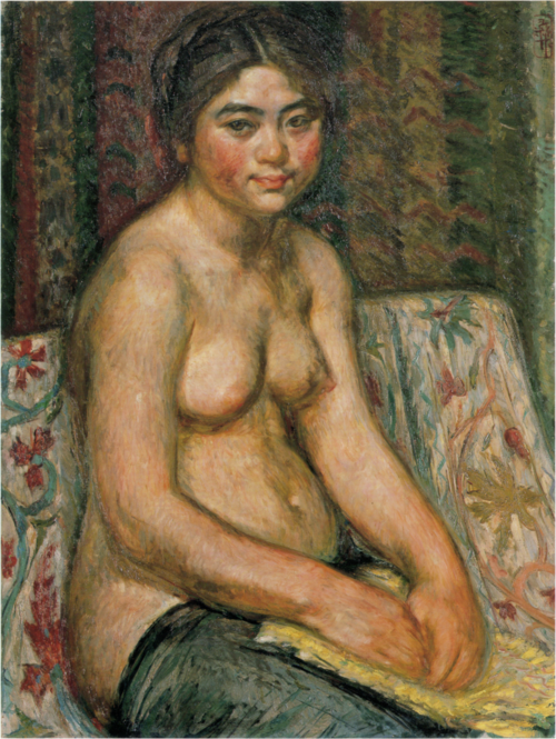 Girl Nude, 1914, Tsune Nakamura