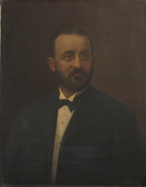 Stephen S. Palmer, Trustee 1908-1913, Donor of Palmer Hall  (1853-1913), 1915, Frederick Moladore Spiegle
