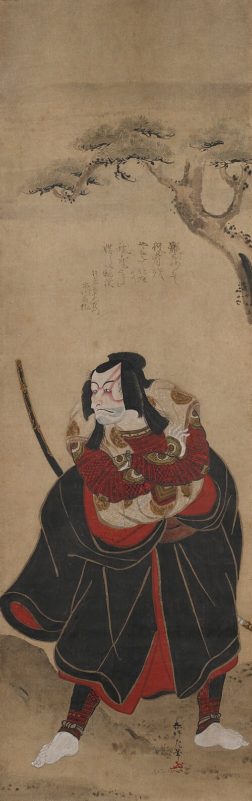 Actor Ichikawa Danjūrō V as Kagekiyo, 1797, Katsukawa Shunkō