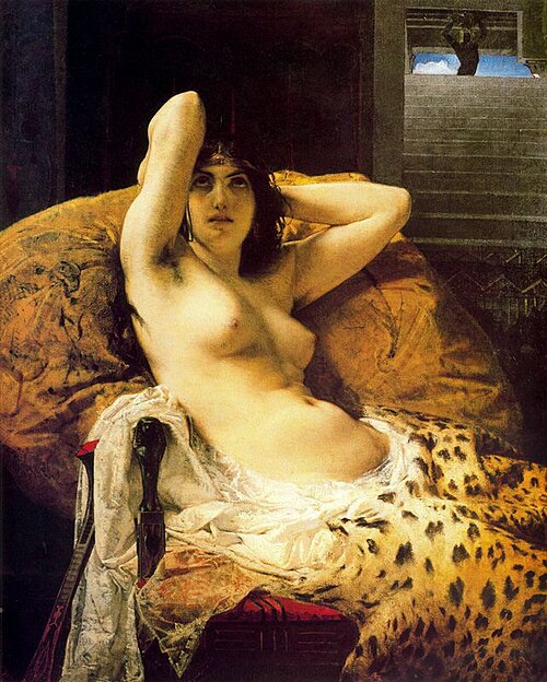 Cleopatra, 1865, Mosè Bianchi