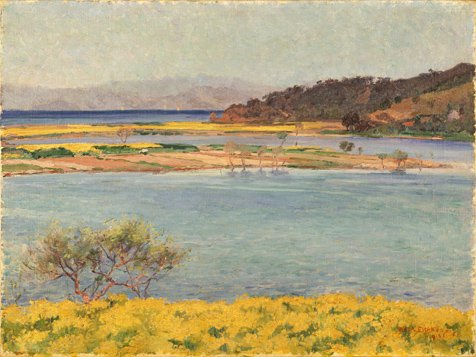 Field of Rape Blossoms (Miho), 1916, Eisaku Wada