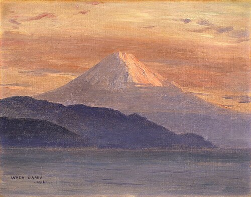Red Fuji, 1916, Eisaku Wada