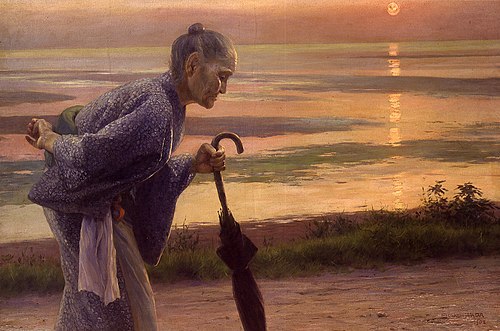 Old Woman, 1908, Eisaku Wada