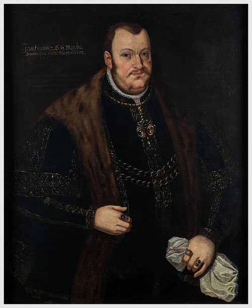 Bildnis Kurfürst Joachim II. von Brandenburg, 1562, Giovanni Battista Perini
