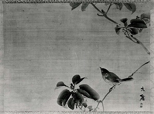 Bird on a Branch, 1842, Shiokawa Bunrin
