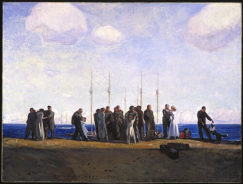 Down to the Sea, 1910, Rockwell Kent