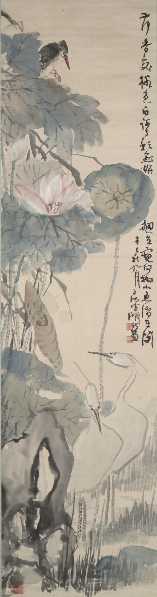 Egrets by Lotu, 1881, Seiko Okuhara