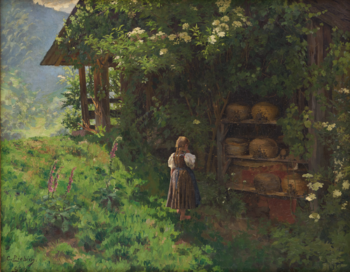 Chez les abeilles, 1896, Curt Liebich
