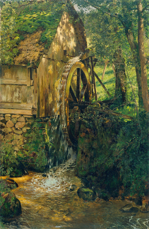 Moulin de la Forêt Noire, 1903, Curt Liebich