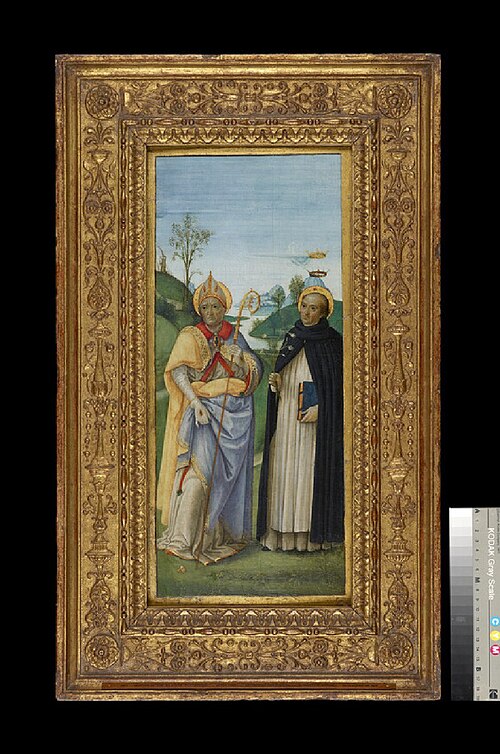 Sts Nicholas of Bari and Dominic, 1485, Davide Ghirlandaio