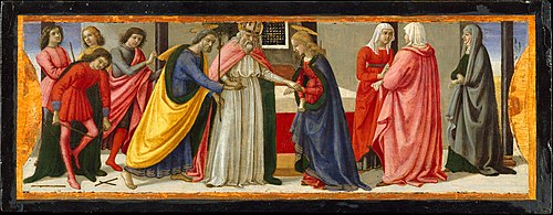 The Marriage of the Virgin, 1479, Davide Ghirlandaio