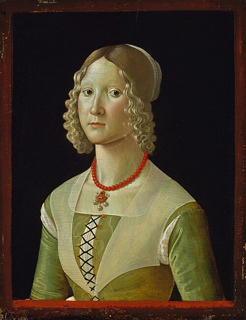 Selvaggia Sassetti (born 1470), 1487, Davide Ghirlandaio