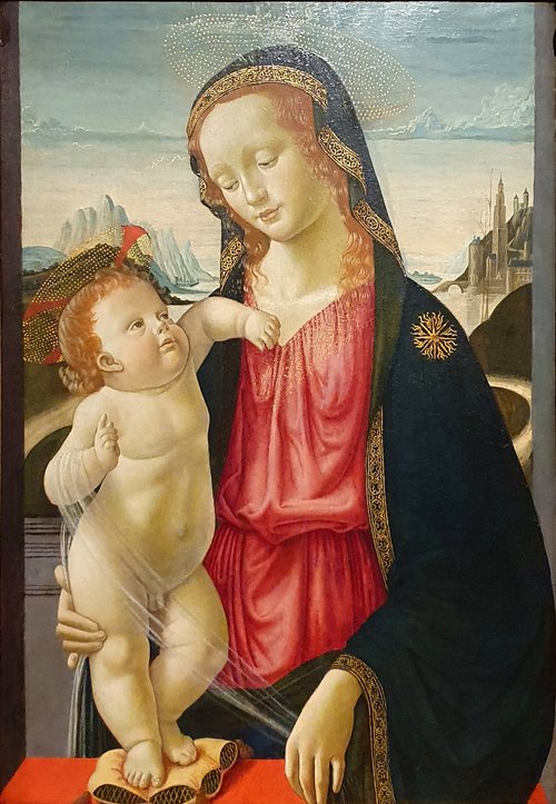 Vierge à l'Enfant, 1490, Davide Ghirlandaio