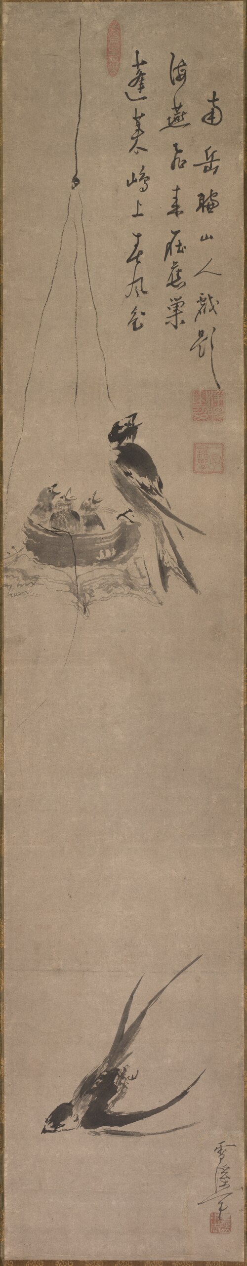 Swallows, 1698, Yamaguchi Sekkei