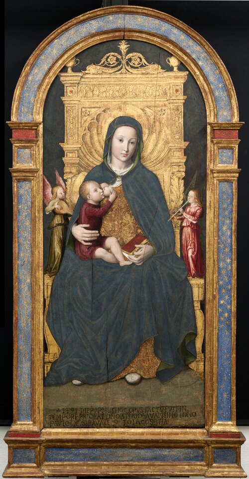 The Madonna Enthroned, 1494, Ludovico Brea