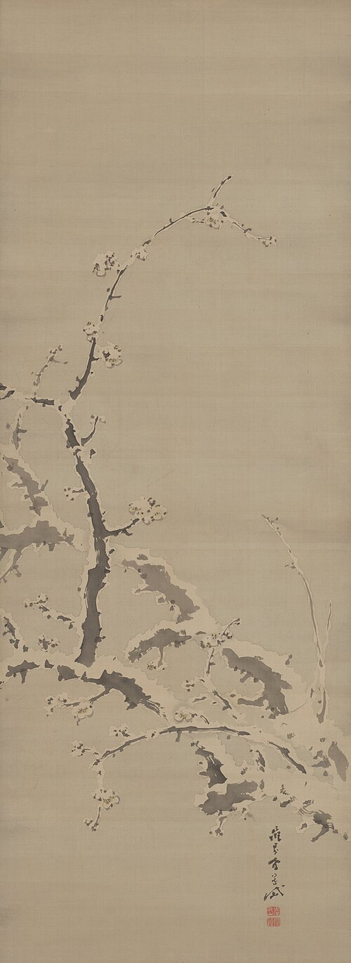 Plum Blossoms in Snow, , Gantai