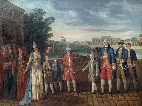The Chénier family, 1773, Pierre-Michel Cazes