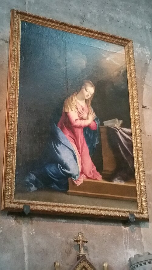 vierge de l'Annonciation, 1654, Isaac Moillon