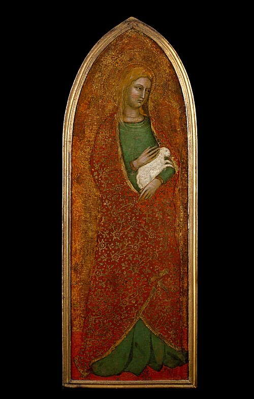 Saint Agnes, 1365, Andrea di Giusto