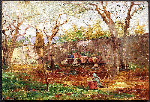 giardinetto della signorina finzi a marignolle, 1903, Gualtiero Baynes
