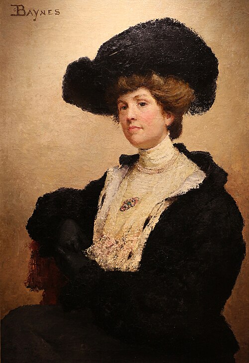 Portrait de Matilde Monori Puini, 1905, Gualtiero Baynes