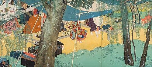 Spring of a Main Road, 1913, Ōkoku Konoshima