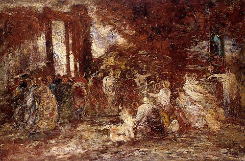 A Summer Court, 1867, Adolphe Joseph Thomas Monticel