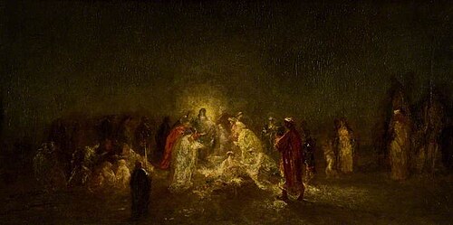 The Adoration of the Magi, 1860, Adolphe Joseph Thomas Monticel