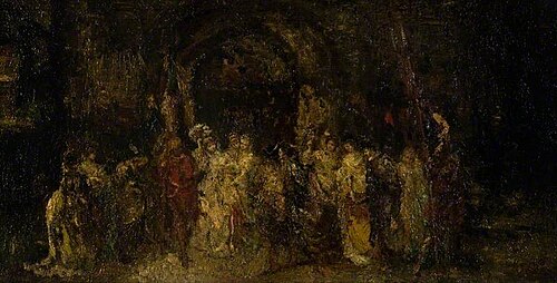The Marriage Procession, , Adolphe Joseph Thomas Monticel