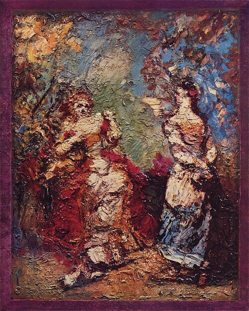 Les Précieuses Ridicules, 1883, Adolphe Joseph Thomas Monticel