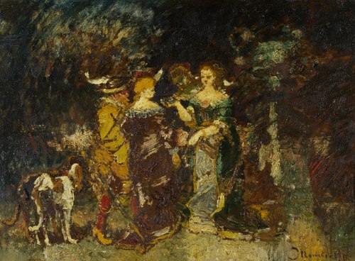 In the Park, 1877, Adolphe Joseph Thomas Monticel
