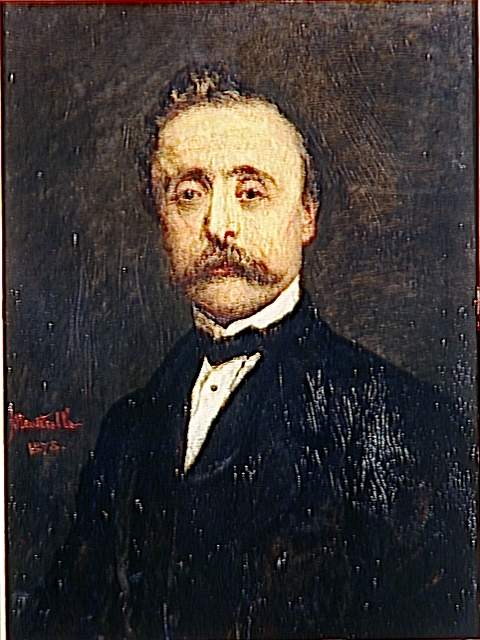 Portrait d'un homme, 1878, Adolphe Joseph Thomas Monticel