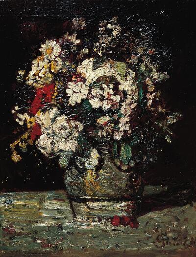 Fleurs, 1875, Adolphe Joseph Thomas Monticel