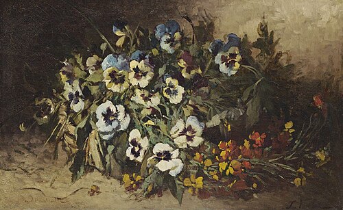 Pensées, 1872, Adolphe Joseph Thomas Monticel