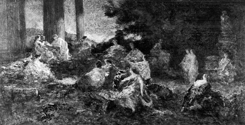 Allegory, 1860, Adolphe Joseph Thomas Monticel