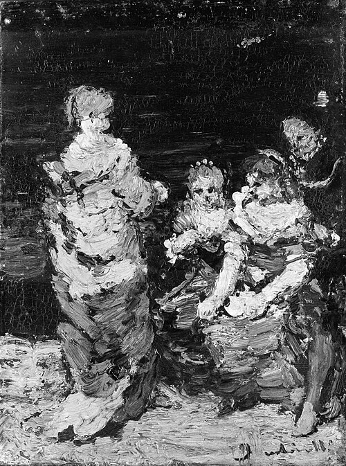 Four Figures, 1865, Adolphe Joseph Thomas Monticel