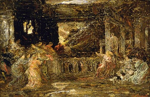 Feast Scene, , Adolphe Joseph Thomas Monticel