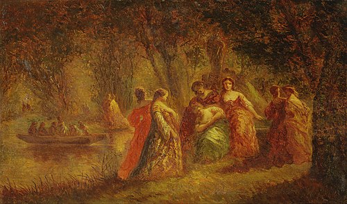 Boating Party, 1886, Adolphe Joseph Thomas Monticel