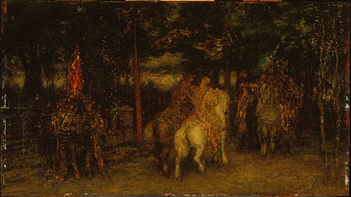 Landscape with Figures, 1900, Adolphe Joseph Thomas Monticel