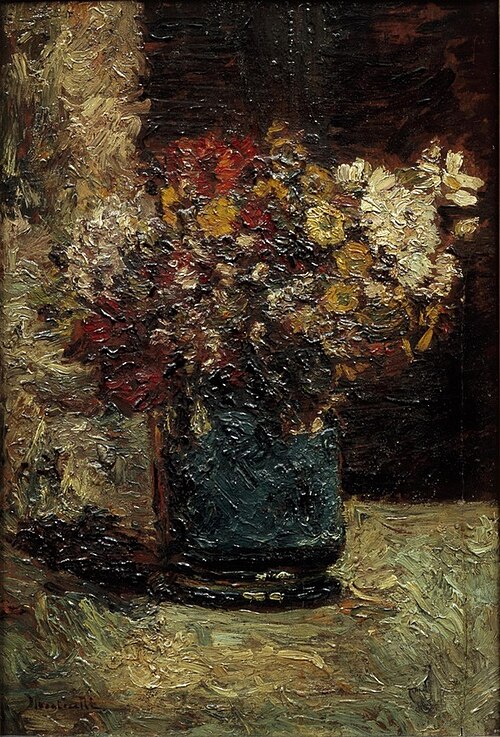 bunch of flowers, 1875, Adolphe Joseph Thomas Monticel