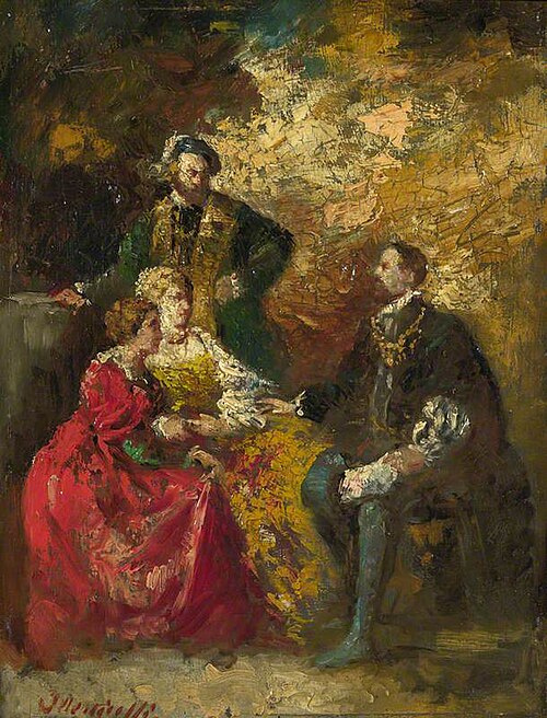 Conversation Piece, 1880, Adolphe Joseph Thomas Monticel