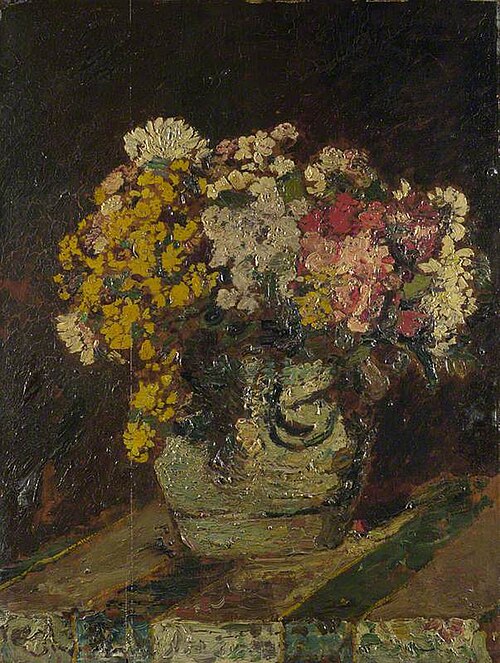 A Vase of Wild Flowers, 1875, Adolphe Joseph Thomas Monticel