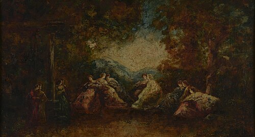 The fest, 1862, Adolphe Joseph Thomas Monticel
