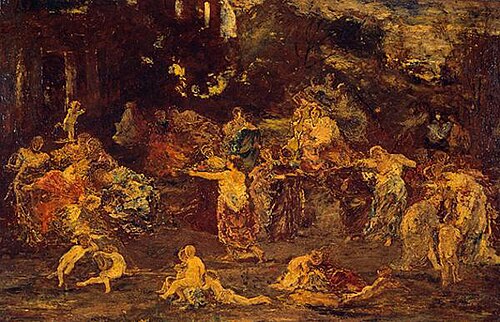 The Garden of Love, 1870, Adolphe Joseph Thomas Monticel