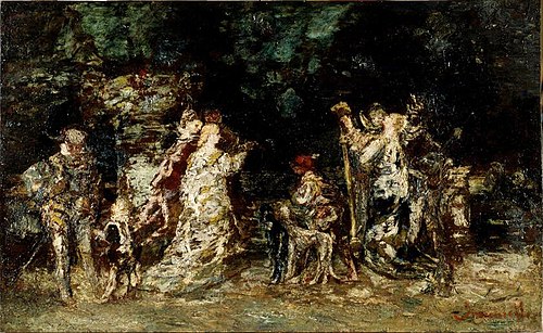 The Concert, 1877, Adolphe Joseph Thomas Monticel