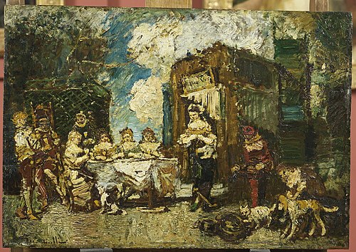 Le Souper, 1875, Adolphe Joseph Thomas Monticel